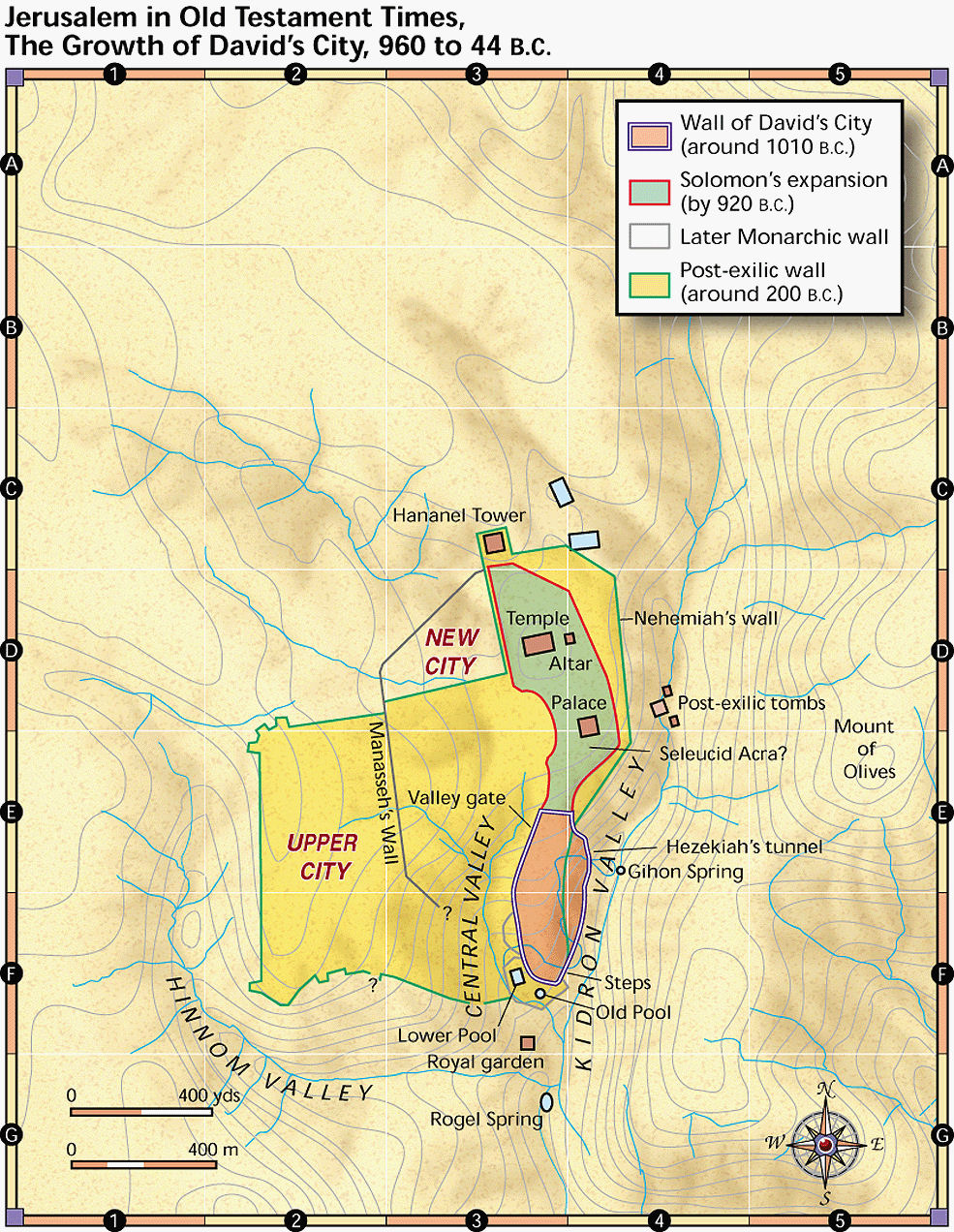 Walls Of Jerusalem Nehemiah Map - Maps Model Online